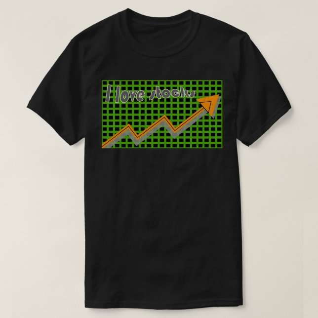 Camiseta Me encantan las acciones (Diseño del anverso)
