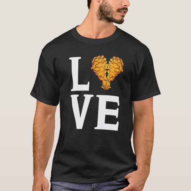 Camiseta Me encantan las alas de pollo (Anverso)