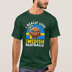 Camiseta Me Encantan Las Albóndigas Suecas