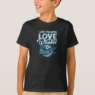 Camiseta Me encantan las ballenas Ok - ballena