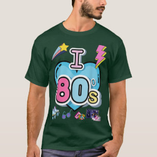Camiseta Me encantan las bandas de pelo de los 80 Amantes d
