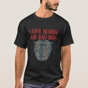 Camiseta Me encantan las barbas y papá Bods Gracioso barba 