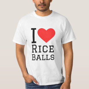 Camiseta Me encantan las bolas de arroz