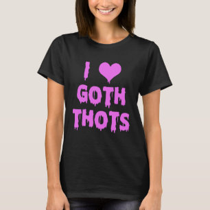 Camiseta Me encantan las brotes de Gótico