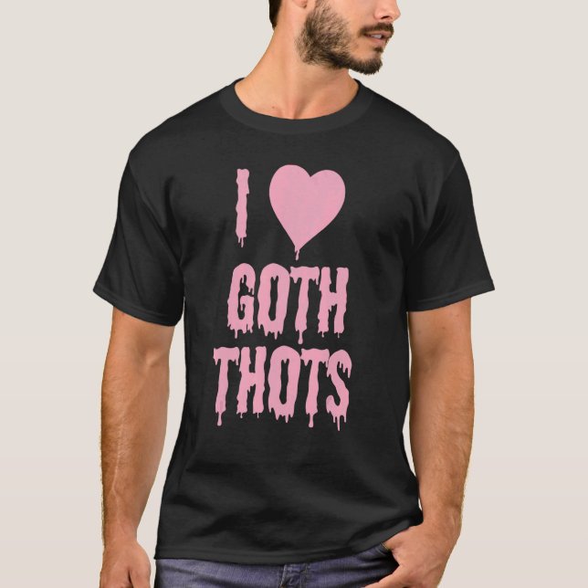 Camiseta Me encantan las brotes de Gótico (Anverso)