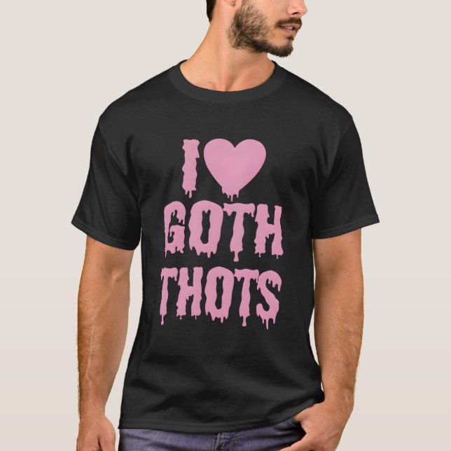 Camiseta Me encantan las brotes de Gótico (Anverso)