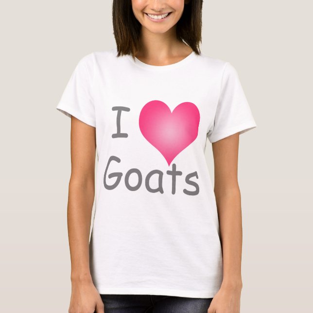 Camiseta Me encantan las cabras (Anverso)