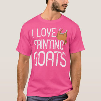 Camiseta Me encantan las cabras desmayadas