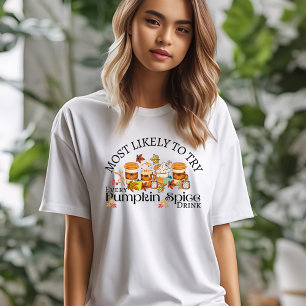 Camiseta Me encantan las calabazas las especias beben la ca