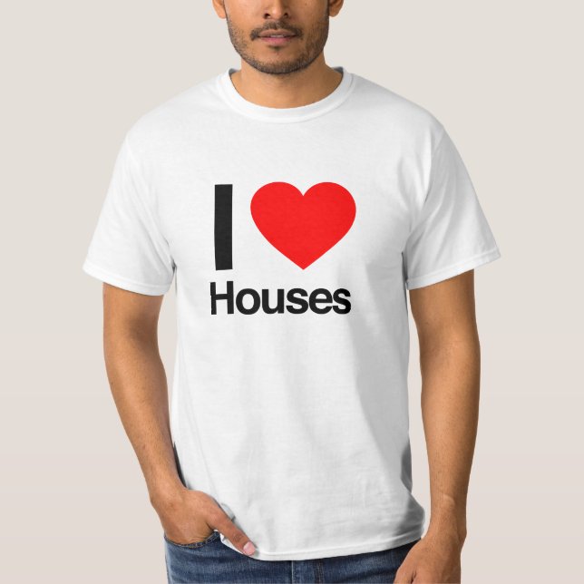 Camiseta me encantan las casas (Anverso)