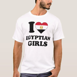 Camiseta Me encantan las chicas egipcias
