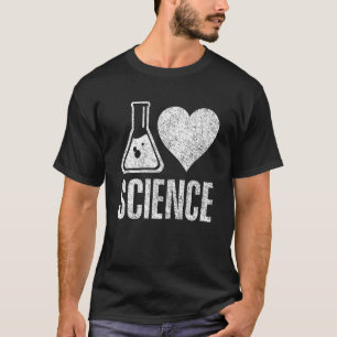 Camiseta Me encantan las ciencias científicas de profesores