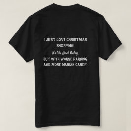 Camiseta Me encantan las compras de Navidades