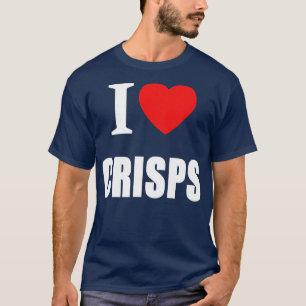 Camiseta Me encantan las crispas, hombres de migajas tradic