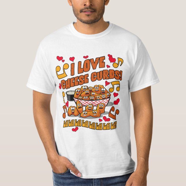 Camiseta ¡Me Encantan Las Curas De Queso! (Anverso)
