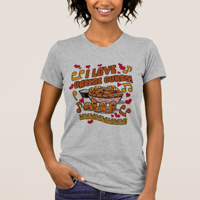Camiseta ¡Me Encantan Las Curas De Queso! (Anverso)