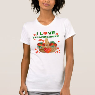 Camiseta Me encantan las fresas