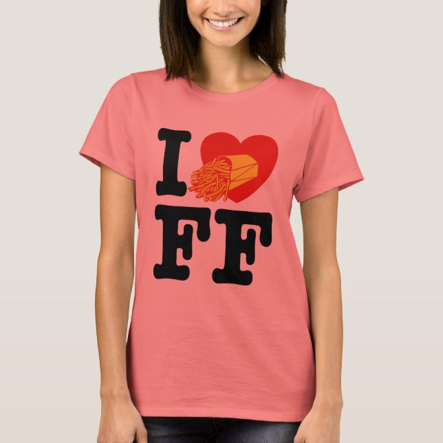 Camiseta Me encantan las frutas francesas (Anverso)