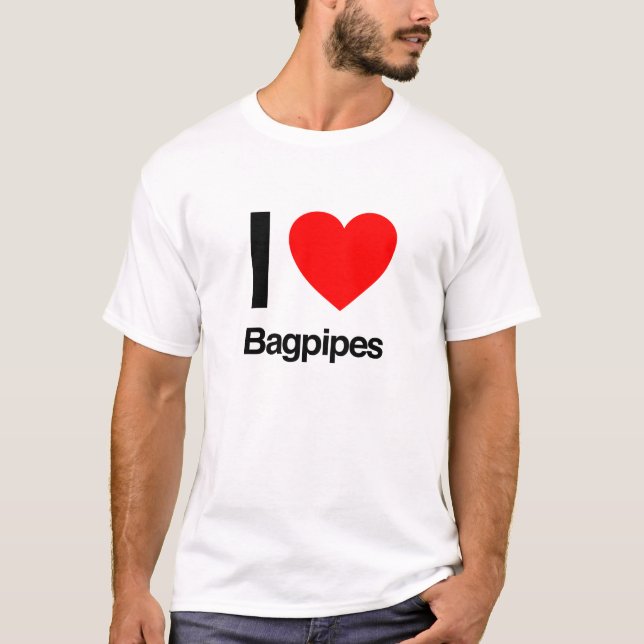 Camiseta me encantan las gaitas (Anverso)