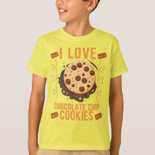 Camiseta Me encantan las galletas de chocolate