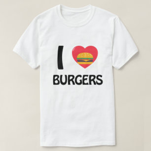 Camiseta Me encantan las hamburguesas