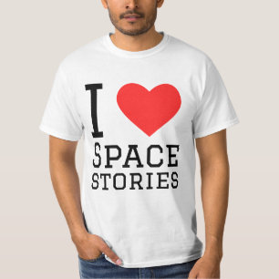 Camiseta Me encantan las historias espaciales