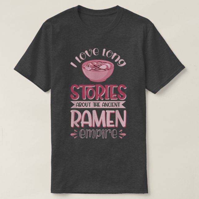 Camiseta Me Encantan Las Historias Largas Sobre El Antiguo  (Diseño del anverso)