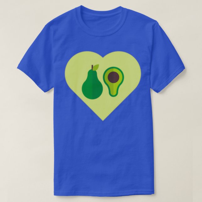 Camiseta Me encantan las hortalizas de aguacate y comida sa (Diseño del anverso)