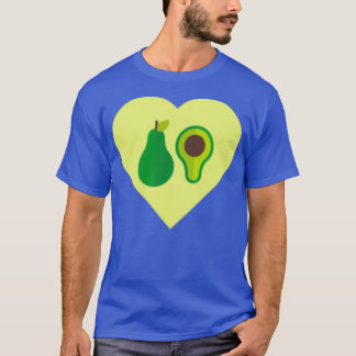 Camiseta Me encantan las hortalizas de aguacate y comida sa