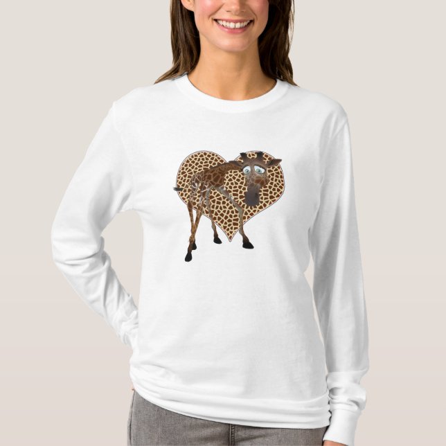 Camiseta Me encantan las jirafas (Anverso)