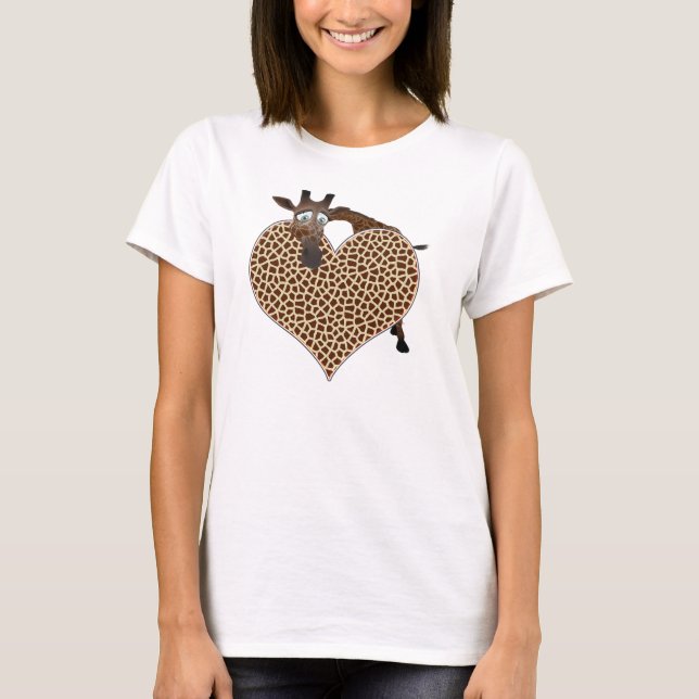 Camiseta Me encantan las jirafas (Anverso)
