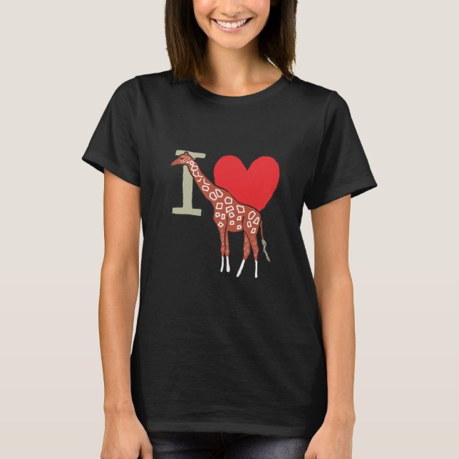 Camiseta Me encantan las jirafas (Anverso)