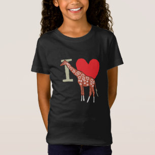 Camiseta Me encantan las jirafas