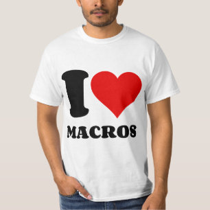 CAMISETA ME ENCANTAN LAS MACROS