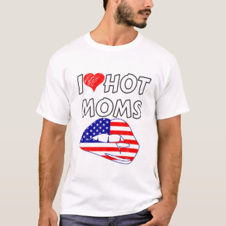 Camiseta Me Encantan Las Madres Calientes De Las Mamás Dive