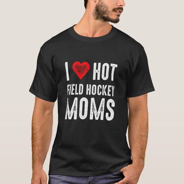 Camiseta Me encantan las mamás de hockey sobre hierba calie (Anverso)