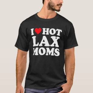 Camiseta Me encantan las mamás de lino caliente, yo corazón