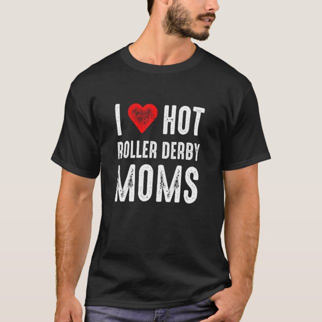 Camiseta Me encantan las mamás derby de Hot Roller (Anverso)