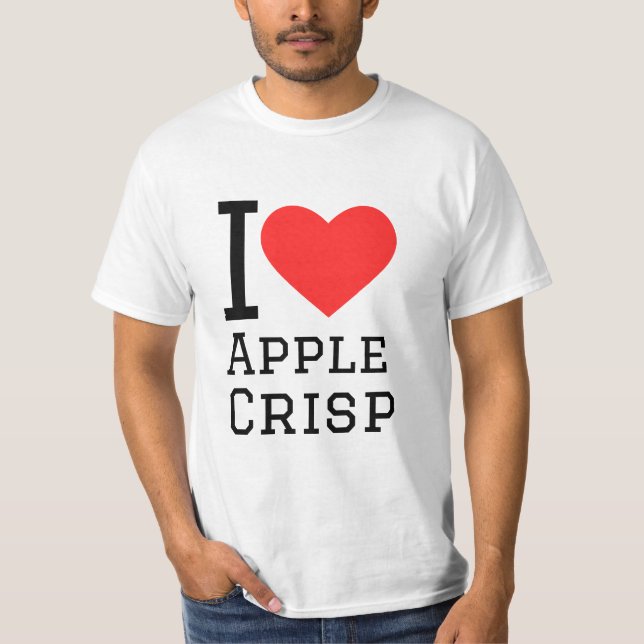 Camiseta Me encantan las manzanas (Anverso)
