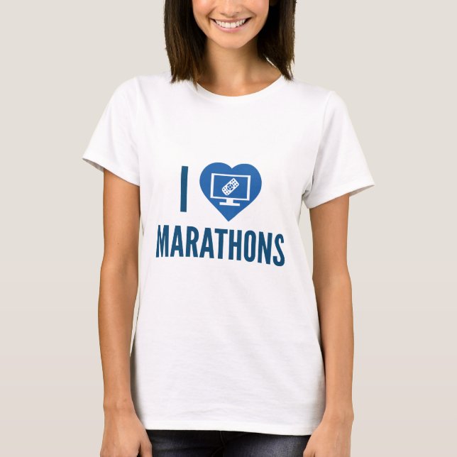 Camiseta Me encantan las maratones (Anverso)
