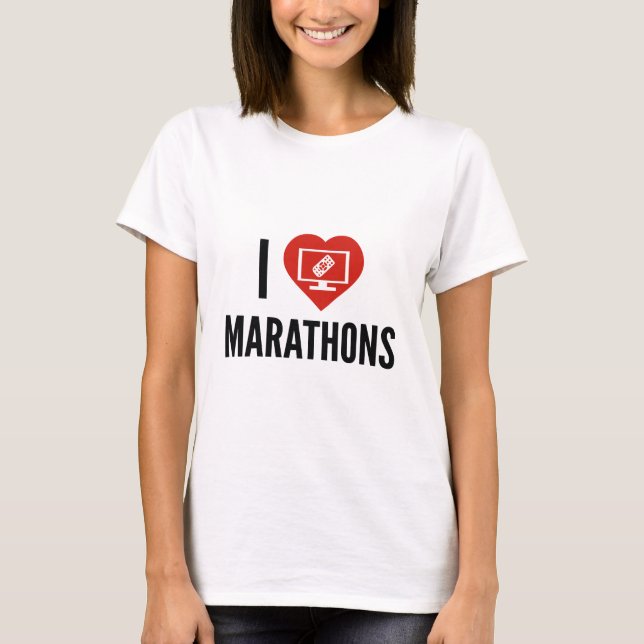 Camiseta Me encantan las maratones (Anverso)