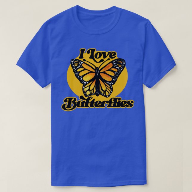 Camiseta Me encantan las mariposas1 (Diseño del anverso)