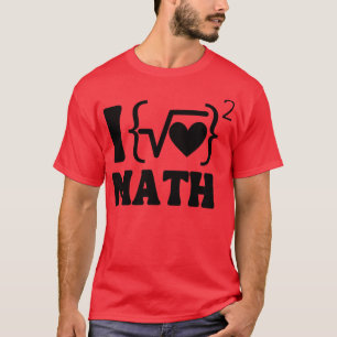 Camiseta Me encantan las matemáticas