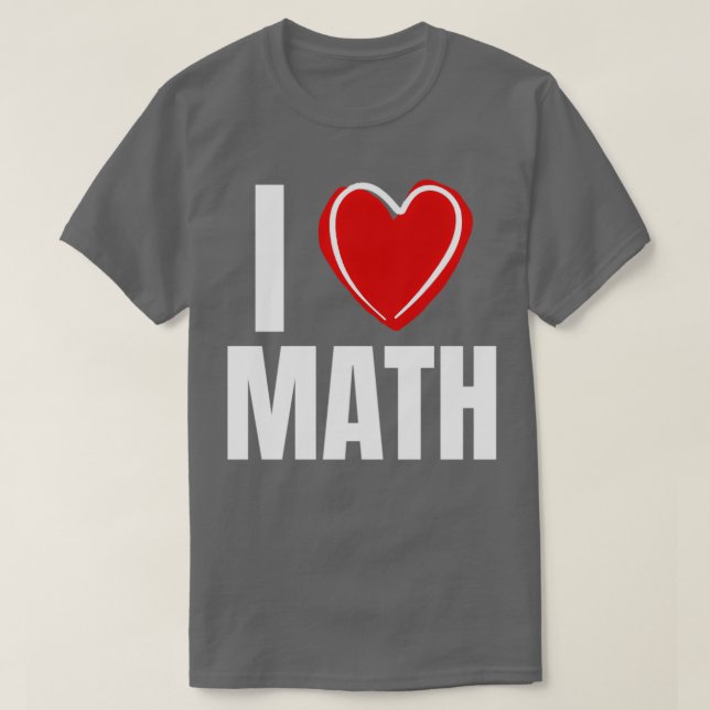 Camiseta Me encantan las matemáticas 31 (Diseño del anverso)
