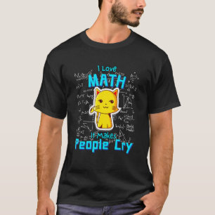 Camiseta Me encantan las matemáticas maestras del humor del