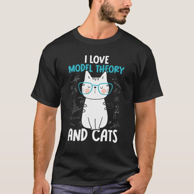 Camiseta Me encantan las matemáticas y la teoría del modelo (Anverso)