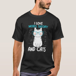 Camiseta Me encantan las matemáticas y la teoría del modelo
