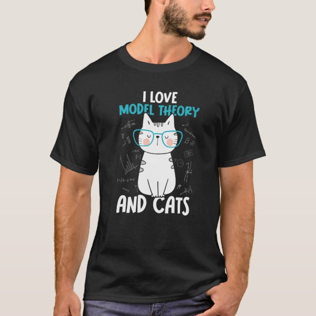 Camiseta Me encantan las matemáticas y la teoría del modelo (Anverso)