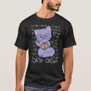 Camiseta Me Encantan Las Matemáticas Y Los Gatos Negros Mat