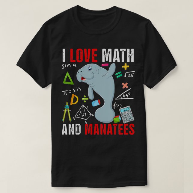 Camiseta Me Encantan Las Matemáticas Y Manas Funny Math Lov (Diseño del anverso)